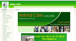Desktop Screenshot of animalcare-lancaster.co.uk