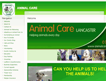 Tablet Screenshot of animalcare-lancaster.co.uk